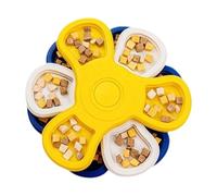 Dog Puzzle Feeder, Treat Dispensing Toy, Three Layers Slow Feeding Dispenser for Pet's Healthier Digestion and Reducing The Risk of Choking Or Bloating, 10.04 x 10.04 inches, 500 g