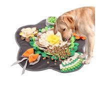 Dog Puzzle Mat - Interactive Feeding Rug, Slow Eating Brain Stimulation Mat | Portable Training Pad for Dogs, Enrichment Activity Play Blanket, Nose Work Toy for the