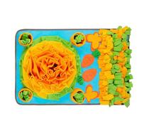 Dog Puzzle Toy - 31.1x18.9 79x48cm Sensory Stimulation Mat, Boredom Buster, Washable Nose Work Training Fleece Pad | Squeaky Carrot Patch Game Reducing And Stress For Indoor Cats Puppies