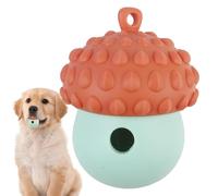 Dog Puzzle Toy, Engaging Chew Play Design, 3.35x3.35in Interactive Treat Ball, Slow Feeder Dispenser, Teeth Cleaning Support for Outdoor Fun, Mental Stimulation, All Dogs