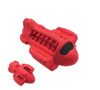 Dog Puzzle Toy, Interactive Chew Toy, Mentally Stimulating Enrichment, Treat Dispensing Squeaky Ball for Indoor Outdoor Puppy Training Playtime, 3.54x2.76x5.12 Inches