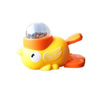 Dog Puzzle Toy - Stainless Steel Duck Shaped Interactive Treat Dispenser, Slow Feeder | Intelligence Training Puzzle For Small Medium Dogs Cats Prevent Swallowing Boredom Relief Play