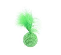 Dog Puzzle Toys For Large Dogs 2025 New Cat Colorful Rainbow Toys Flutter With Feather And Phonation For Indoor Ourdoor Kitty Interactive Playing Chewing Training Exercise (Green, One Size)