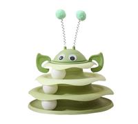 Dog Puzzle Toys For Large Dogs Cat Track Toy, Kitty Toys Roller, 3- Tower with 9 Removable Balls, Interactive Cat Toy, DIY for Mental Physical Exercise - Medium Size Dog (A, 26. 5x24x24cm)