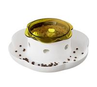 Dog Puzzle Toys, Interactive Dog Feeder, Slow Feeding Dog Bowl, Treat Dispenser Bowl, Dog Training Feeder, Push Feeding Bowl 24.5x24.5x11.5cm/9.65x9.65x4.53 Inches for Dogs to Prevent Fast Eating