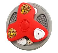 Dog Puzzle Toys Interactive enrichment Dog Toys Dispensing Dog Toys Food Puzzle Slow Feeder Toy IQ Training Mental Enrichment Digestion for Smart Large Puppy Dogs(Dog Food) Rkz492 (B, 23x23x3.5cm)
