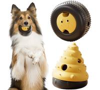 Dog Puzzle Toys Rubber Chew Toys,Dog Puzzle Feeder Toy-Interactive Slow Feeder for Mental Stimulation Dogs Chew Toy Interactive Treat Dogs Home with Silicone Material Portion Control (Biscuits)