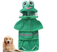 Dog Rain Clothes Adjustable Waist, Full Tail Coverage, Cartoon Style, Pet | Waterproof Cartoon Creature Style for Puppies Rainy Day Outdoor Walking Dog Raincoat Puppy Rainy Day Hooded Adj
