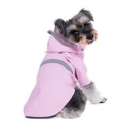 Dog Rain Coat Waterproof Lightweight - Windproof, Breathable, Easy Clean Jacket for Small Medium Large Dogs, Lilac (Medium)