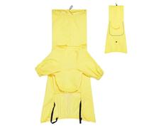 Dog Rain Jacket - Pet Rain Jacket with Traction Rope Hole and Reflective Stripes | Adjustable Poncho for Nighttime Visibility Medium Large Pet Hiking Trips Rainy Day Walk