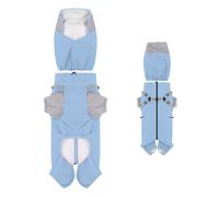 Dog Rain Jackets, Puppy Raincoat with Clear Hood, Waterproof Adjustable Reflective Clothes for M to X-Large Dogs and Puppies During Rainy Weather Walks and Outdoor Adventures