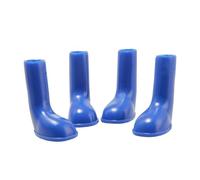 Dog Rain Shoes, Waterproof Anti-Slip Dog High-Elastic Rubber Long Boots for Rain Snow Mud Puddles Weather, Pet Walks Hiking Paw Protection Cove for Small Medium Large Dogs_M(Blue)