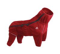 Dog Raincoat Adjustable Waterproof Dog Rain Jacket with Leash Hole/Reflective Stripe Snowproof Windproof Clothes (3XL+)
