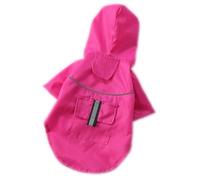 Dog Raincoat Dog Waterproof Raincoat Adjustable Double Layer with Hood Raincoat Reflective Dog Raincoat Small Pet Raincoat 1.5-2.5Kg
