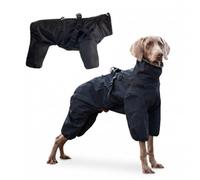 Dog Raincoat for Bernese Mountain Dog | Puppy Raincoat for Small Medium Large Dogs, Dog Windbreaker Jacket, Reflective Breathable Full-Body Coverage
