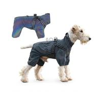 Dog Raincoat for Bernese Mountain Dog | Puppy Raincoat for Small Medium Large Dogs, Dog Windbreaker Jacket, Reflective Breathable Full-Body Coverage