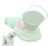 Dog Raincoat Large Dog Raincoat Waterproof | Windproof Jacket With Removable Hood, Weatherproof Quick Dry Snug Fitting Reinforced Stitching Reflective For Short Green M