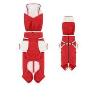 Dog Raincoat, Lightweight Puppy Hooded Rain Jacket, Waterproof Adjustable for M to X-Large Dogs and Puppies During Rainy Weather Walks, Outdoor Adventures Enhance Nighttime Visibility