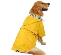 Dog Raincoat,Pet Rain Coat, Pet Dog Raincoat Rainproof Dog Hoodies Jacket Adjustable Stylish Dog Raincoats With Removable Hoodie Dog(3XL)