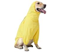 Dog Raincoat, Pet Raincoat with Hole and Reflective Strips | Adjustable Poncho for Visibility - Ideal for Hiking and Walking in the Weather