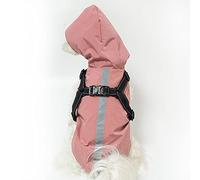 Dog Raincoat Waterproof Breathable Hooded - Reflective Safety Design for Medium Large Small Dogs Rainy Day Walks