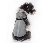 Dog Raincoat Waterproof Breathable Hooded - Reflective Safety Design for Medium Large Small Dogs Rainy Day Walks