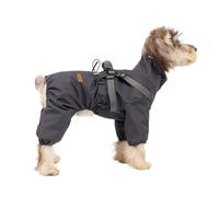 Dog Raincoat with high Waterproof for Dogs Reflective Four-Leg rain Gear Jumpsuit for Puppies Small Medium pet-gray||XL