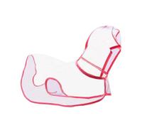 AWHAO Dog Raincoat with Hood Puppy Rain Poncho Pet Waterproof Clothes Clear Hooded Slicker Pet Rainwear for Outgoing Halloween, M