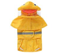 Dog Raincoats for Small Dogs, Raincoat, Puppy Poncho with Reflective Stripes, Pet Raincoats, Rain Jacket with Adjustable Waist and Hood, Pet Supplies for Dogs