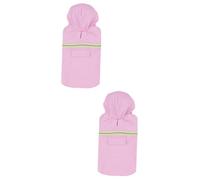 Dog Raincoats Waterproof,Dog Raincoat, 2pcs Reflective Strips Pets Safe Dog Rain Jacket Dog Rain Coats Hipster Puppy Rain Jacket Pet Safety Dog Rain Wear Pets C