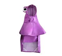 Dog Raincoats Waterproof, Waterproof Transparent Pet Raincoat With Legs Multicolor Multiple Sizes(Red,S-4-6catties)