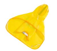 Dog Raincoats - Yellow Puppy Rain Poncho With Reflective Strip, Lightweight Waterproof Pet Clothes For Small And Medium Breeds | Outdoor Playing Protection For Walks, Parks, Travel Days, Wet Weather A