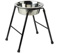 Dog Raised Bowl Stand 1600ml Food Feeder Double Water Feeding 300mm High