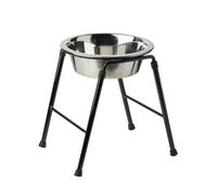 Classic Single Feeder High Stand – 4000 ml Stainless Steel Dish – 370 mm Tall – for XL breeds