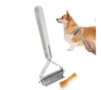 Dog Rake - Detangling Brush, Double-Sided Detangling Brush Dog Accessory Medium and Large Breeds Long Short Comfort Canine Routine Grooming Home