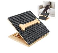 Dog Ramp Anti-Slip Wooden Ladder with Adjustable Heights