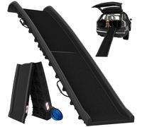 Dog ramp car black 156x40x16cm foldable