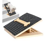 Dog Ramp for Stairs Anti-Slip Wooden Stairs Steps with Adjustable Heights