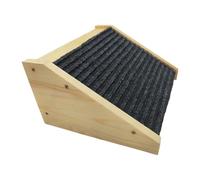 Dog Ramp for Stairs Wood Low Angled Lightweight Cat Ramp for Indoor Car Bed