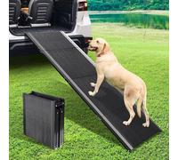 Dog Ramps for Cars, Extended 5.6FT*1.5FT Dog Ramp for Large Dogs up to 250LBS, Foldable and Portable Dog Ramp with Non-Slip, Comfortable Carpet Surface for Car, Trucks, SUVs