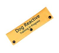 Dog Reactive Training In Progress Lead Cover Wrap - Service Dog Leash Sleeve