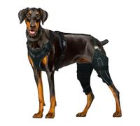 Dog Rear Leg Brace with Metal Stabilizers Wrap Harness Knee Joints Sleeve