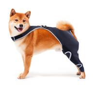 Dog Rear Leg Sleeve to Stop Licking, Washable Resistant Pet Prevent Licking Wound Surgery Suit, Biting Dog Leg Protection Sleeve for Medium Dogs, Rear Left Leg, M