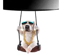 Dog Rear View Mirror Accessories, Swinging Dog Car Ornament - Rearview Mirror Decoration - Cute Car Decor for RV Interior Styling Truck Van