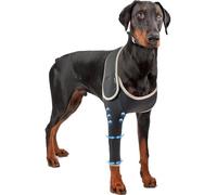 Dog Recovery Sleeve Provide Elbow Protection, Dogs Anti-licking Protection Sleeve, Dog Leg Surgical Recovery Suit, Elbow and Knee Brace, Alleviates Pain Reduces Inflammation (S,Left leg)