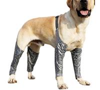 Dog recovery sleeve, soft protective elbow brace, waterproof soft provides a secure fit without restricting the dog's movement; Flexible material allows friends to dry, adjustable protective elbow