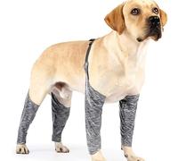 Dog Recovery Sleeves - Adjustable Dog Pants & Boot Leggings for Licking, Waterproof Protective Bandage | Soft Elbow Support for Dogs, Stain Resistant for Wounds & Injuries