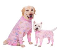 Dog Recovery Suit After Surgery Female Male, Medium Large Dog Neuter Shirt Cone Alternatives Prevent Licking Surgical Onesies(Elephant, XL)