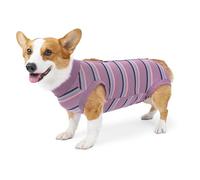 Dog Recovery Suit | Breathable Modal Fabric for Post - Procedure Healing | Easy Use Fastener Design | Urine Pad Interlayer for Dogs/Puppies | Reduces Licking Wounds (REXVTNSbl8DgK-15)