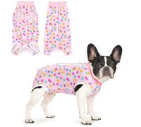 Dog Recovery Suit - Comfortable Surgery Recovery Suit for Dogs After Surgery, Soft Bodysuit for Spay & Neuter, Licking Prevention, Flexible Design, for Small and Medium Dogs(Pink Polka Dots,XL)